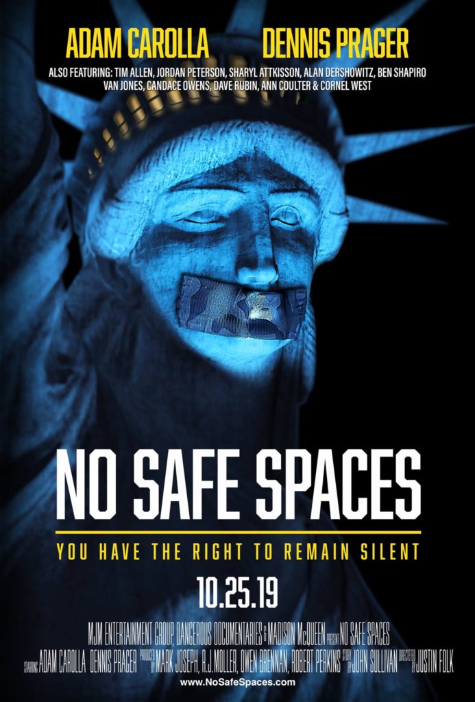 Poster forNo Safe Spaces